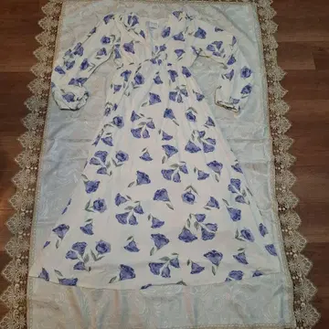 GELATO PIQUE 꽃무늬 원피스 룸웨어 나이트 웨어