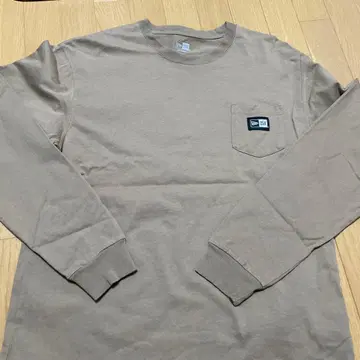 NEW ERA X LARGE 긴팔 셔츠 베이지