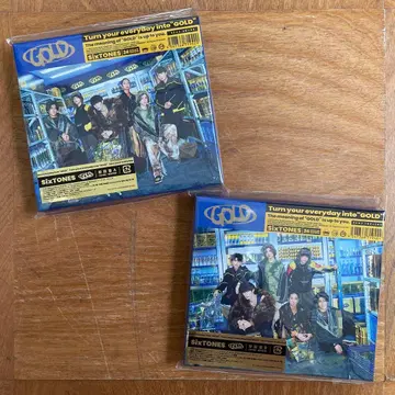 SixTONES [ GOLD ] 초회반 A B (Blu-ray)