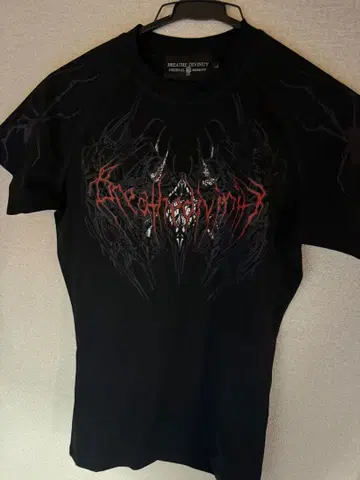 Breathe divinity 셔츠 레드