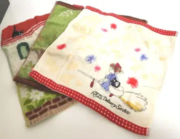 지브리 마녀 배달부 키키 이웃집 토토로 타월 손수건 세트