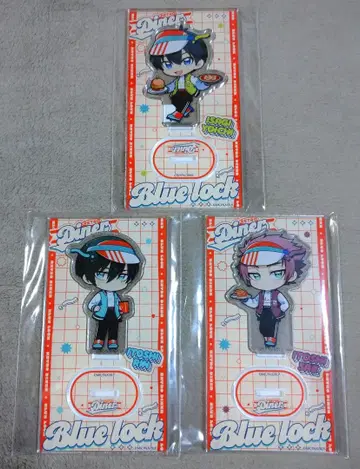 블루 록 아크릴 스탠드 레트로 다이너 이사기 린 사에 세트