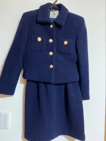 네이비 자켓 스커트 셋업