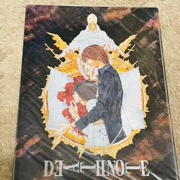 DEATH NOTE A4 클리어 파일 라이트 엘르 데스노트