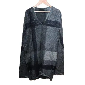 JOHNBULL 얇은 소재 모헤어 니트 S 사이즈 젬블