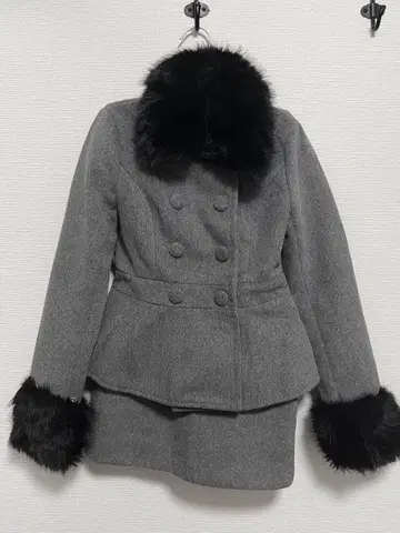 한국 왕홍 miu 계열 코트 아우터 셋업