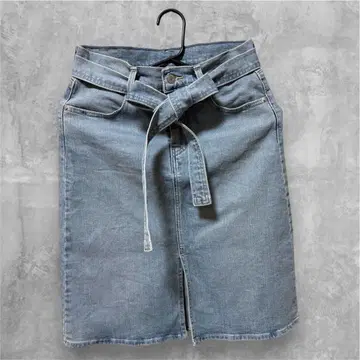 리바이스 라이트 블루 데님 스커트 리바이스 스커트 데님 스커트