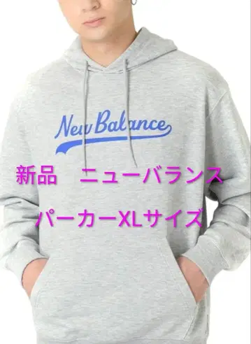 새상품 뉴발란스 레거시 스크립트 후드 맨투맨 XL