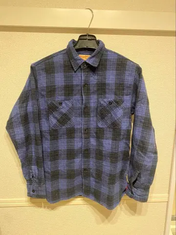 Sugar Cane and Co. 긴팔 플란넬 셔츠 M 사이즈