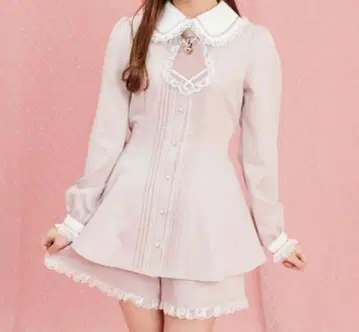 시크릿허니 Secret Honey 넥타이 세트업 핑크