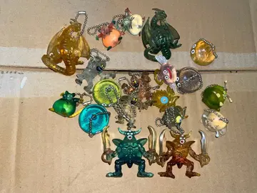 드래곤 퀘스트 게임 캐릭터 피규어 세트 (키체인 포함)