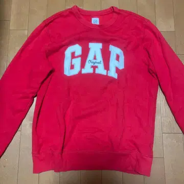 GAP 레드 맨투맨 사이즈 S