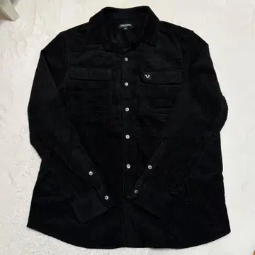 트루 릴리전 코듀로이 긴팔 셔츠 블랙