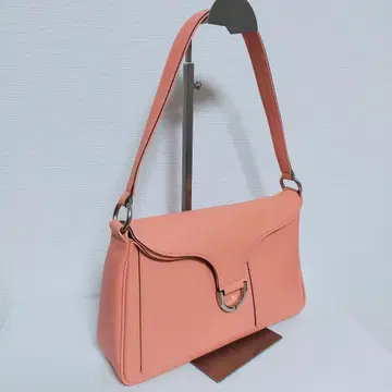 ungaro 천연 가죽 연어색 핸드백