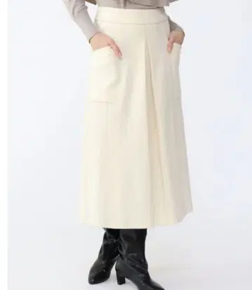 [택 포함 새상품] Aga x NORITAKE 압축 울 조젯 박스 카트