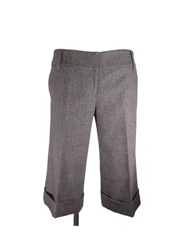 RITSUKO SHIRAHAMA 리츠코 시라하마 헤링본 크롭 팬츠