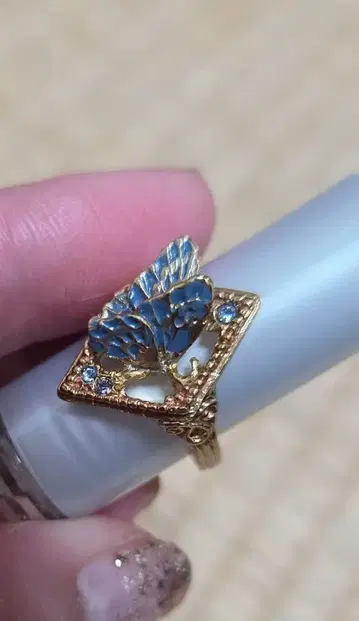 파르나토팍 반지 나비 프리 사이즈 미사용 새상품