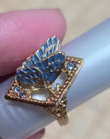 파르나토팍 반지 나비 프리 사이즈 미사용 새상품