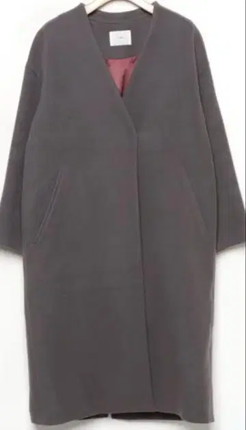 IENA 이에나 MANTECO 노카라 코트 브라운 롱 코트 38