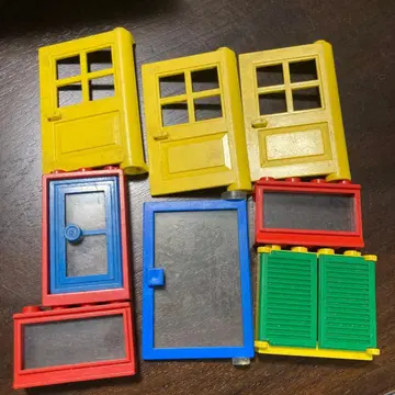 올드 레고 문과 창문 세트 8개 LEGO