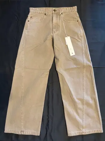 VINTAGE WASHED CURVED DENIM Msize 택 포함