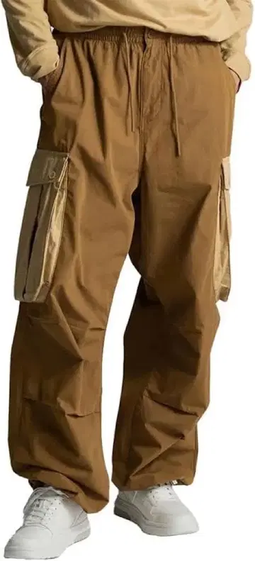 TOMMY JEANS 브라운 카고 팬츠