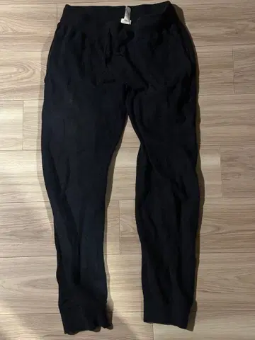 YAECA 블랙 스웨트 팬츠 M 사이즈