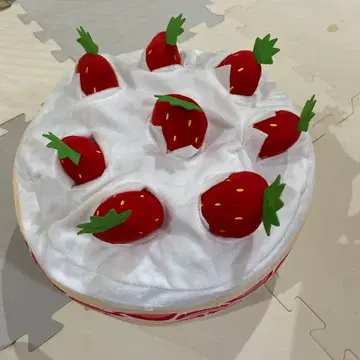 딸기 홀케이크 봉제 인형 ~생크림~