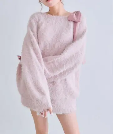 올리브 데 올리브 melty ribbon knit 원피스