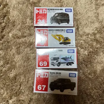 토미카 하이럭스 델리카트슨 유압 셔블 수족관 트랙 미개봉