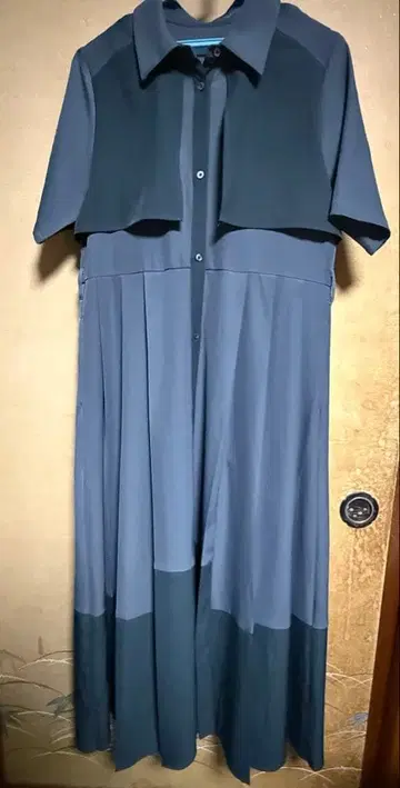 HARE 그레이 반팔 셔츠 원피스