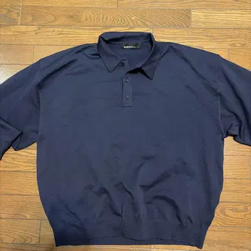 GLR 네이비 긴팔 피케 셔츠 M 사이즈