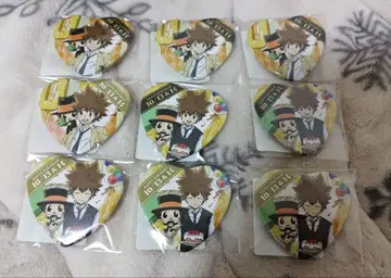 리본 DMM 스크래치 E상 하트형 캔뱃지 사와다 츠나요시