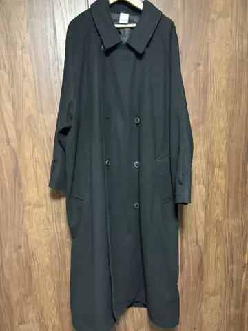 Casper John 블랙 체스터 코트