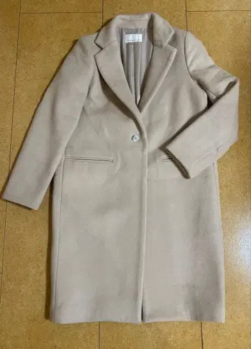 엠프리미에 m-premier 핑크 계열 롱 코트