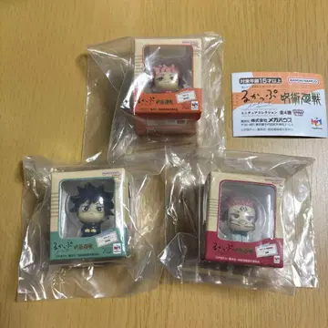주술회전 룩업 가챠 미니어처 컬렉션 스쿠나 이타도리 후시구로 메구미 3점
