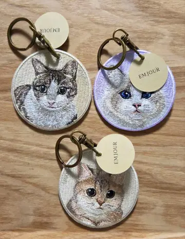 EMJOUR 양면 자수 참 3세트