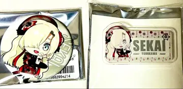 카미츠바키시 건설중.IBA 콜라보 캔뱃지 아크릴 키링 요카세카이