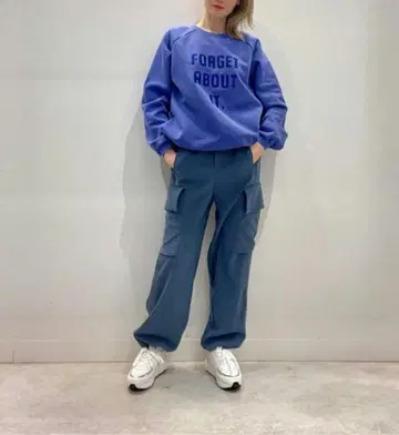 야마다야 카고 팬츠 파랑 미사용 새상품