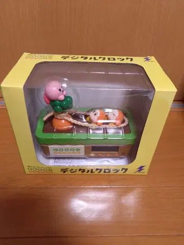 남코 한정판 별의 커비 따끈따끈 푸푸푸 채소 디지털 시계