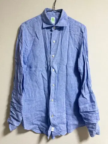 FINAMORE 린넨 긴팔 셔츠 S