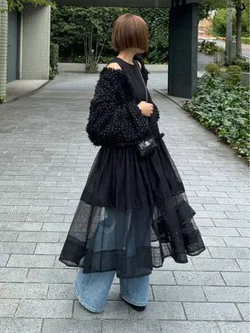 cygne 튤 원피스 Didier 사이즈 0 시뉴