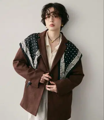 스웨이드 라이크 테일러 자켓