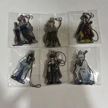 은혼 작아져버렸다Ver. 메탈 참 스트랩 6개 세트 굿즈