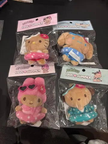 올리브영 x 산리오 일광화상 봉제 인형 키링