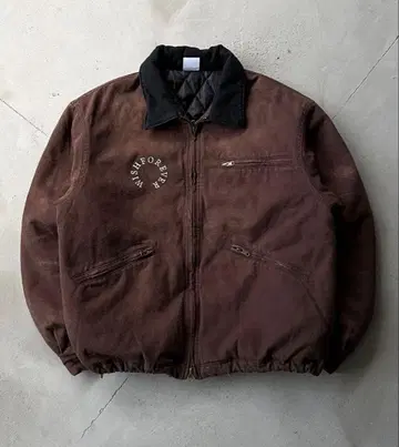 브라운 다운 자켓 M 사이즈