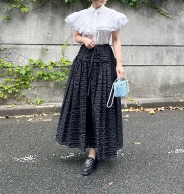 cygne/시뉴 SWAN 자카드 스커트