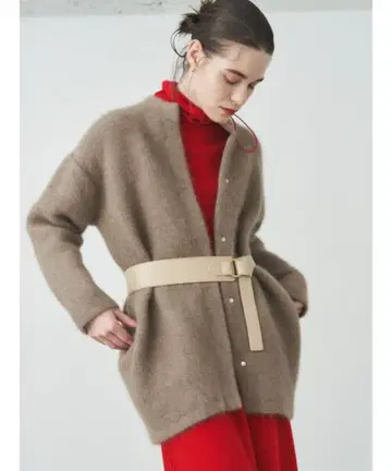 [새상품급] 엘렌딕 라쿤 믹스 더블 가디건