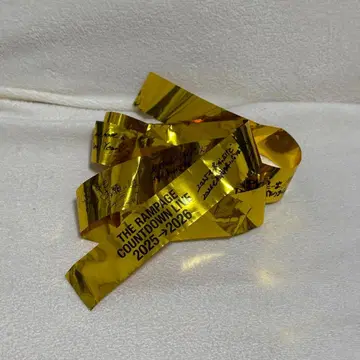 THE RAMPAGE 램페 카우콘 은색 테이프 금색 테이프