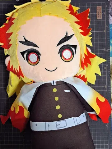 귀멸의 칼날 렌고쿠 쿄쥬로 축 늘어지는 봉제 인형